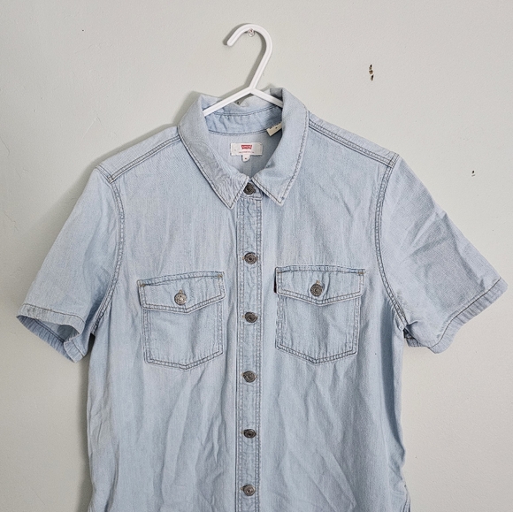 Levi's Button Down Denim Dress - Picture 2 of 7